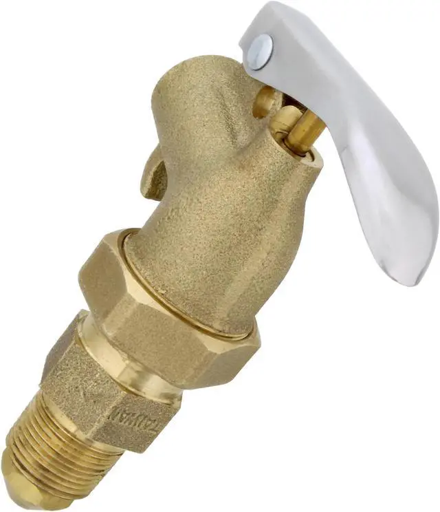 Alt view image 7 of 7 - BISupply Brass Drum Faucet 3/4 Inch 55 Gallon Drum Spigot Drum Nozzle Drum Spout
