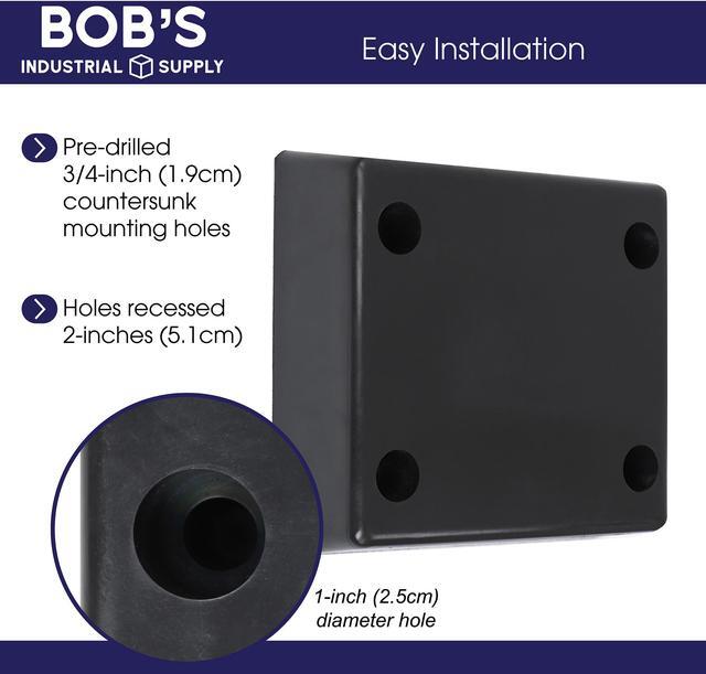 Alt view image 3 of 7 - BISupply | Loading Dock Bumpers Rubber Trailer Bumper Rubber Bumper 1-Pack