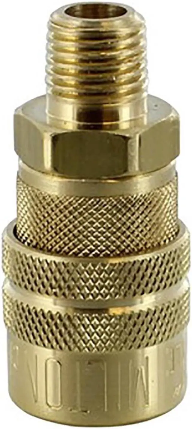 Alt view image 5 of 8 - MILTON INDUSTRIES 1/4 Male M Style Coupler S-716 Unit: EACH