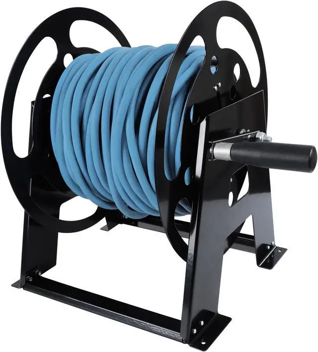 Alt view image 4 of 7 - Dumble RV Extension Cord Reel - 50-100ft Steel RV Electrical Cord Roll Up Stand