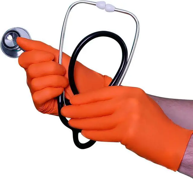Alt view image 2 of 5 - VGuard A1EA61 Nitrile Gloves - Box 100CT  6mil Small Disposable Gloves