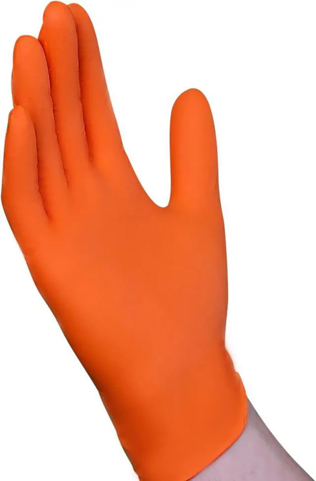 Main image of VGuard A1EA61 Nitrile Gloves - Box 100CT  6mil Small Disposable Gloves