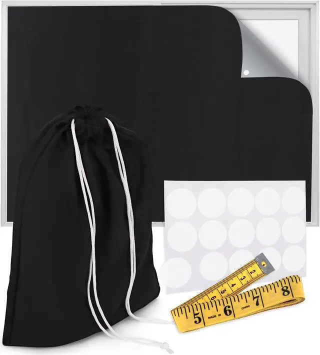 Main image of 7Penn Temporary Blackout Shades - 57 x 118in Window Black Out Curtain Blinds