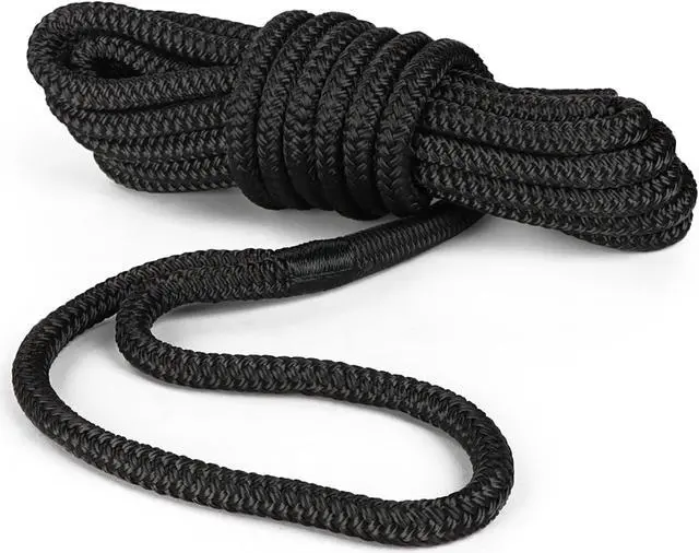 Alt view image 6 of 7 - BISupply 1/2in Marine Ropes Dock Line 2 Pack - 25ft Boat Mooring Lines