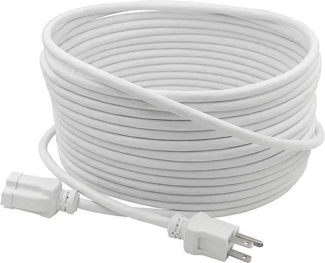 Alt view image 6 of 6 - prime wire & cable ec883627 16/3 sjtw landscape extension cord, 35 feet (white), 1 pack