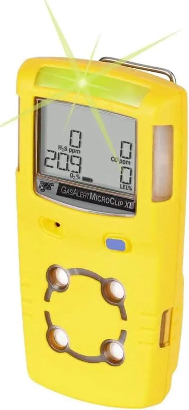 Main image of BW Technologies MCXL-XWHM-Y-NA GasAlertMicroClip XL 4 Gas Detector