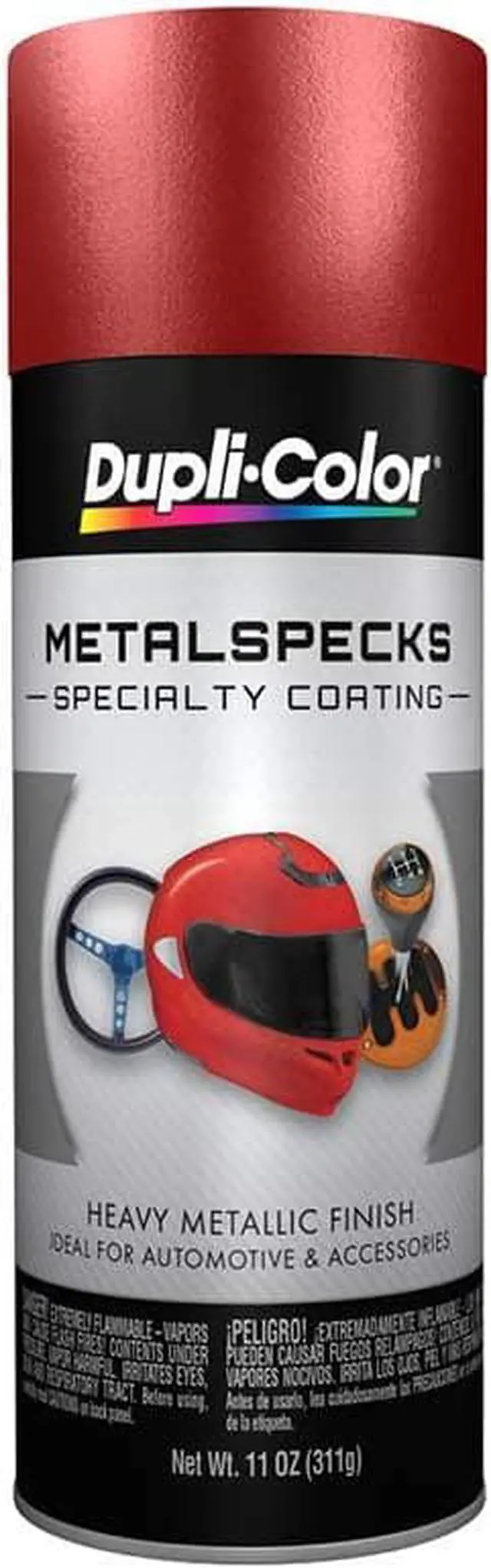 Main image of Dupli-Color EMS300007 Metal Specks, Retro Red, 11 oz.