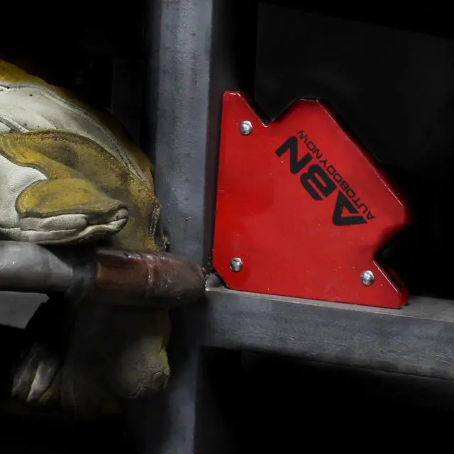 Alt view image 6 of 7 - ABN Arrow Welding Magnet - 25lb Positioning Square Welding Clamp