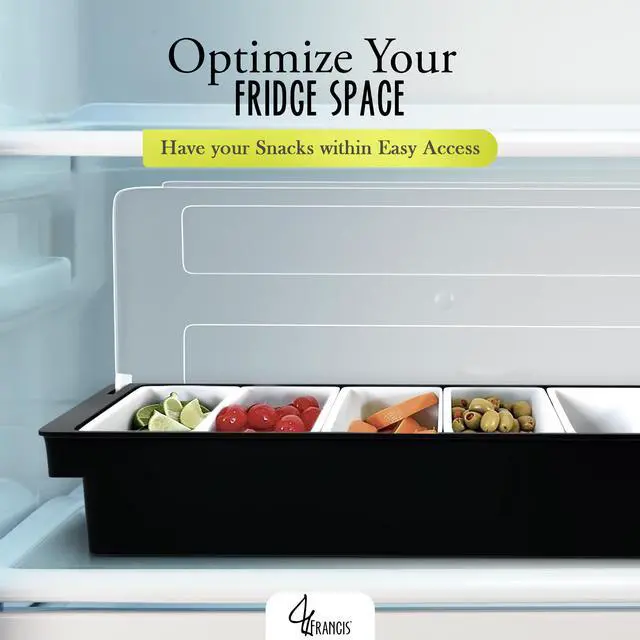 Alt view image 7 of 8 - Ice Cooled Condiment Holder Garnish Tray