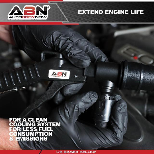 Alt view image 2 of 7 - ABN Radiator Flush Kit Gun with Hose Quick Connect for Automotive Coolant Flush