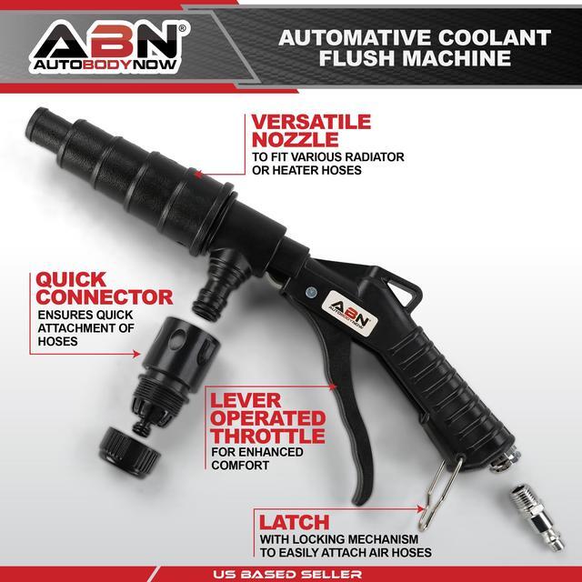 Alt view image 3 of 7 - ABN Radiator Flush Kit Gun with Hose Quick Connect for Automotive Coolant Flush