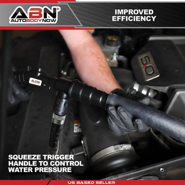 Alt view image 7 of 7 - ABN Radiator Flush Kit Gun with Hose Quick Connect for Automotive Coolant Flush