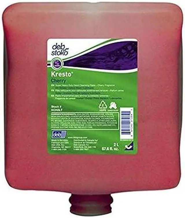 Main image of Deb-Stoko Kresto Cherry Scented KCH2LT Heavy Duty Hand Cleanser 2 Liter Refill