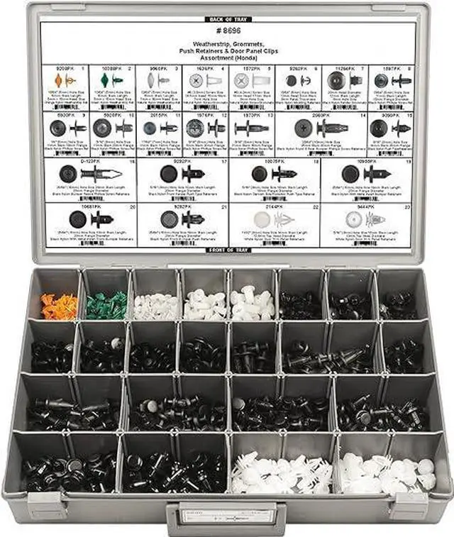 Alt view image 3 of 4 - DISCO 8696 Honda Retainer Assortment, 575 pcs.