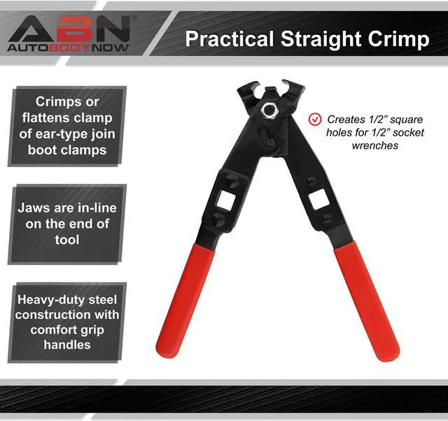 Alt view image 2 of 7 - ABN CV Boot Clamp Pliers Tool Extension for VW Audi BMW Mercedes Honda and Mazda