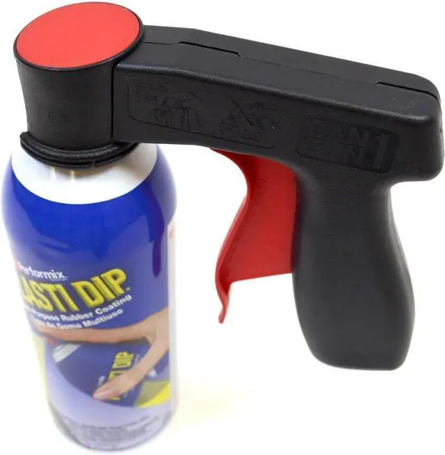 Alt view image 3 of 3 - Plasti Dip Glossy Black Rim Kit, 11 oz Aerosol Pack of 4 cans  bonus Cangun Tool