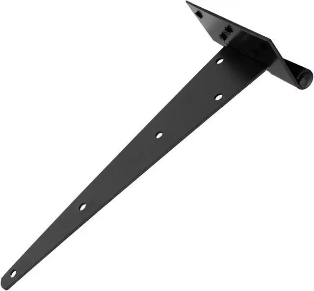 Alt view image 3 of 7 - Rural365 Triangle Door Hinge 4Pk - Heavy Duty 12in Farmhouse Style Door Hinges