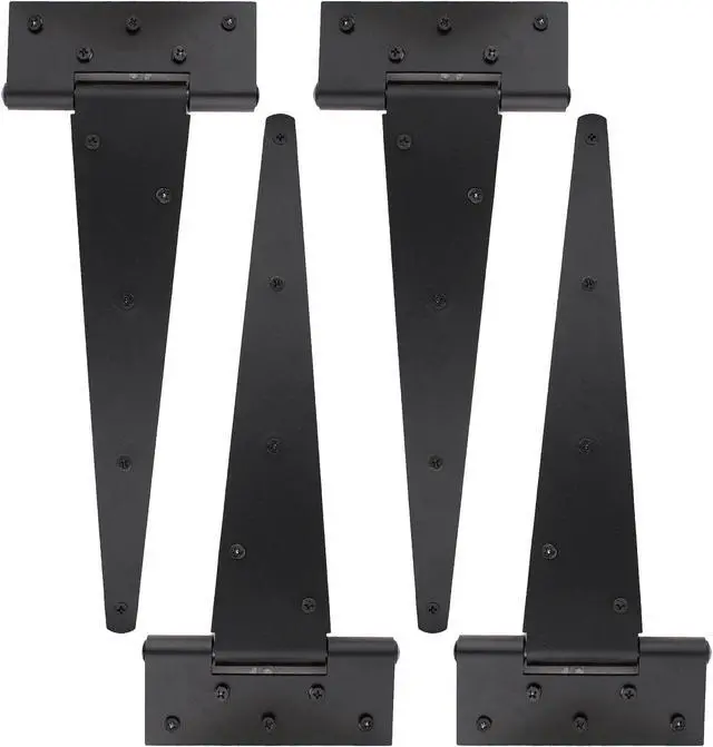 Main image of Rural365 Triangle Door Hinge 4Pk - Heavy Duty 12in Farmhouse Style Door Hinges