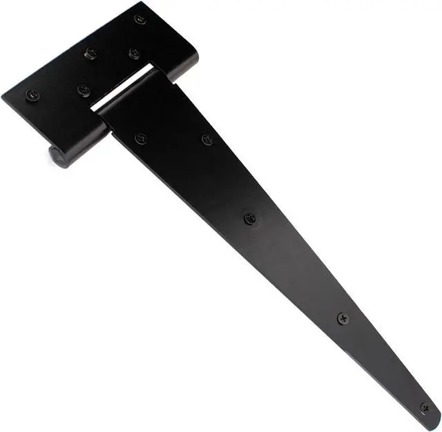 Alt view image 2 of 7 - Rural365 Triangle Door Hinge 4Pk - Heavy Duty 12in Farmhouse Style Door Hinges