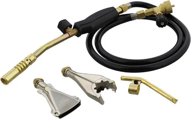 Main image of BISupply Hand Held Propane Torch Kit - 50in Handheld Torch with Hose and Burners