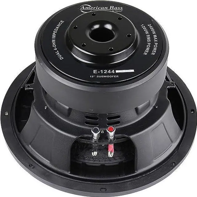 Alt view image 4 of 4 - american bass american bass elite series 12 woofer 1200 rms 2400 peak 3 vc / e1244 /