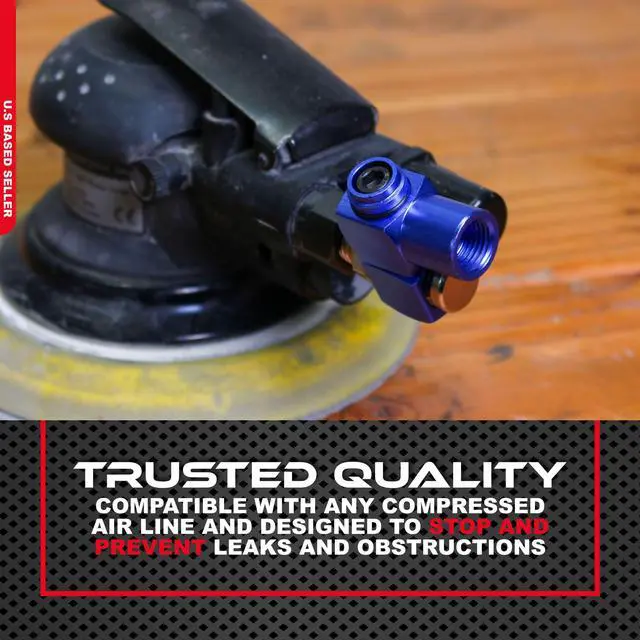 Alt view image 9 of 11 - ABN 1/4" Inch NPT 360 Degree Swivel Connector with Tension Control