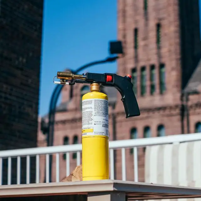 Alt view image 7 of 7 - BISupply Electric Hand Held Torch Head Push Button Self Igniting Propane Torch