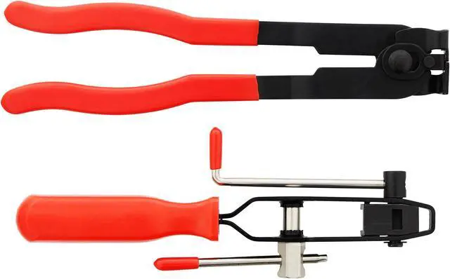 Alt view image 7 of 7 - ABN CV Joint Ear Clamp Tool & Boot Crimp Pliers 2-Piece Kit  Hose Clamping Set