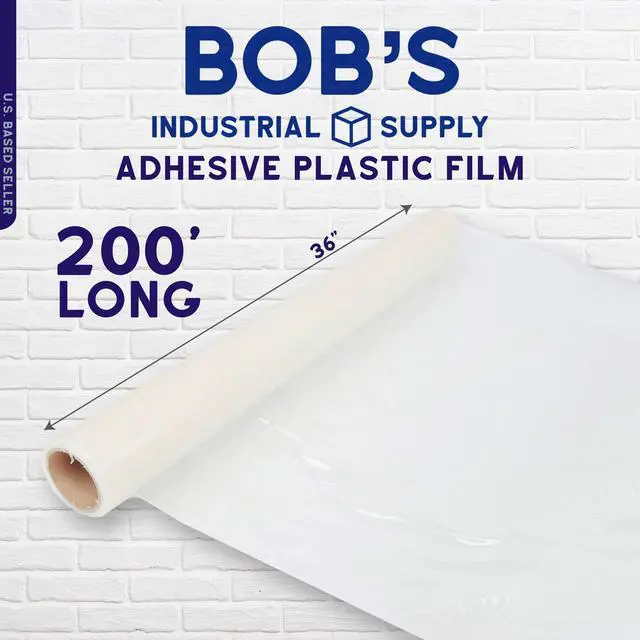Alt view image 2 of 7 - BISupply | Plastic Carpet Protector Film 36 In x 200 Ft Plastic Carpet Protector