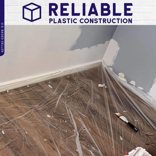 Alt view image 3 of 7 - BISupply | Plastic Carpet Protector Film 36 In x 200 Ft Plastic Carpet Protector