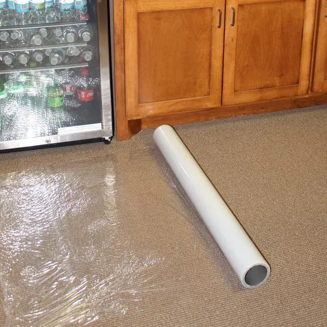 Alt view image 7 of 7 - BISupply | Plastic Carpet Protector Film 36 In x 200 Ft Plastic Carpet Protector