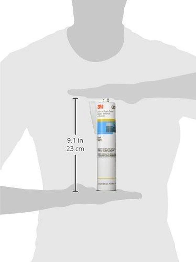 Alt view image 7 of 7 - 3M Urethane Seam Sealer, 08367, Black Color, High Solids, Flexible 10.5 fl oz