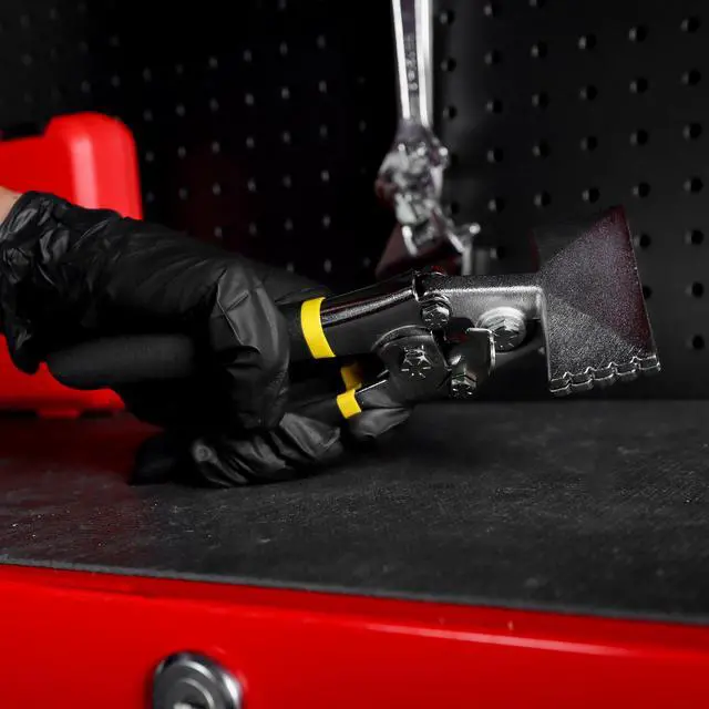 Alt view image 6 of 7 - ABN Sheet Metal Hand Seamer - 3 Inch Straight Jaw Manual Metal Bender Tool