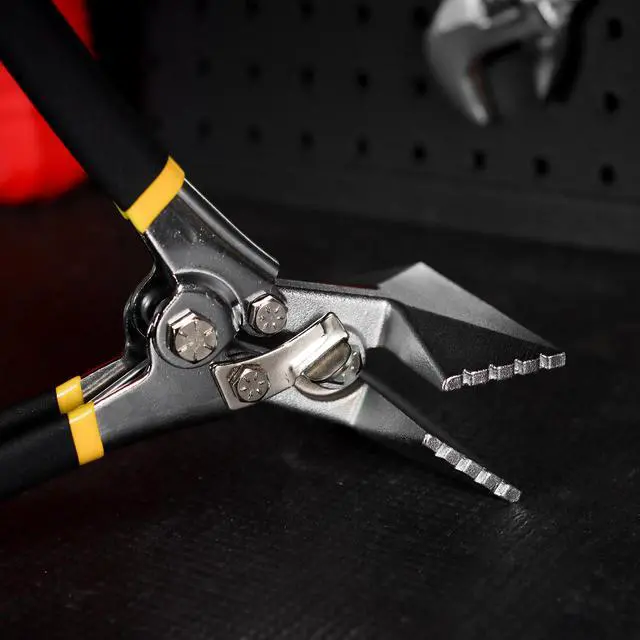 Alt view image 7 of 7 - ABN Sheet Metal Hand Seamer - 3 Inch Straight Jaw Manual Metal Bender Tool