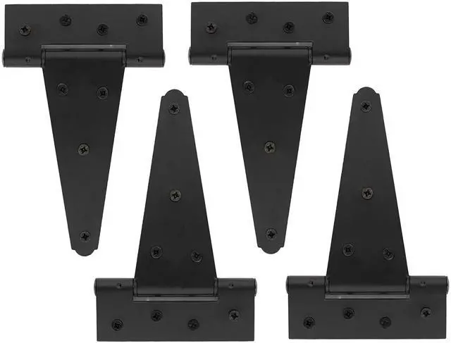 Main image of Rural365 Triangle Door Hinge 4 Pk - Heavy Duty 6in Farmhouse Style Door Hinges