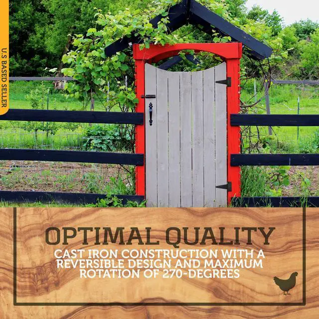 Alt view image 3 of 7 - Rural365 Triangle Door Hinge 4 Pk - Heavy Duty 6in Farmhouse Style Door Hinges
