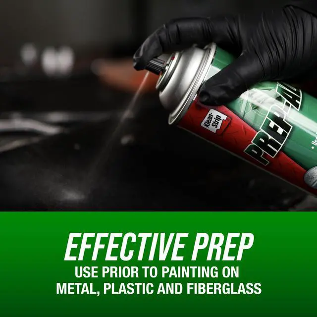 Alt view image 4 of 7 - Klean-Strip Prep-All Wax and Grease Remover, Fast-Acting Degreaser, Effective on Metal, Plastic, Fiberglass, Automotive DIY, 13.5 Ounce Aerosol