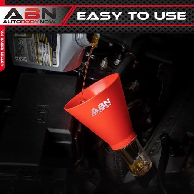 Alt view image 4 of 6 - ABN Automotive Funnel - Engine Oil Funnel Compatible with Honda and Nissan