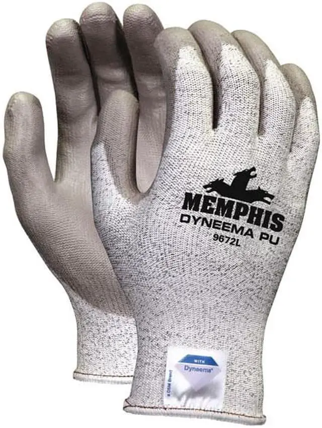 Main image of Memphis Dyneema 13-Gauge Salt and Pepper Sheel Goves MCR Safety CRW9672S