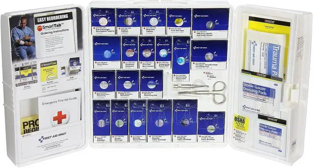 Alt view image 5 of 19 - First Aid Only First Aid Kit,Plastic,235 Pieces  1000-FAE-0103