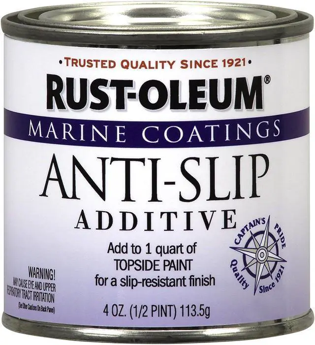 Alt view image 2 of 7 - RUST-OLEUM 207009 Marine Coatings Anti-Slip Additive, Clear, Half Pint