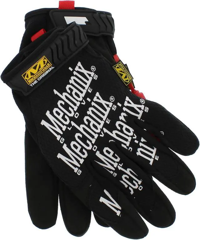 Alt view image 5 of 17 - Mechanix Wear The Original Work Gloves Black X-Large MG05011