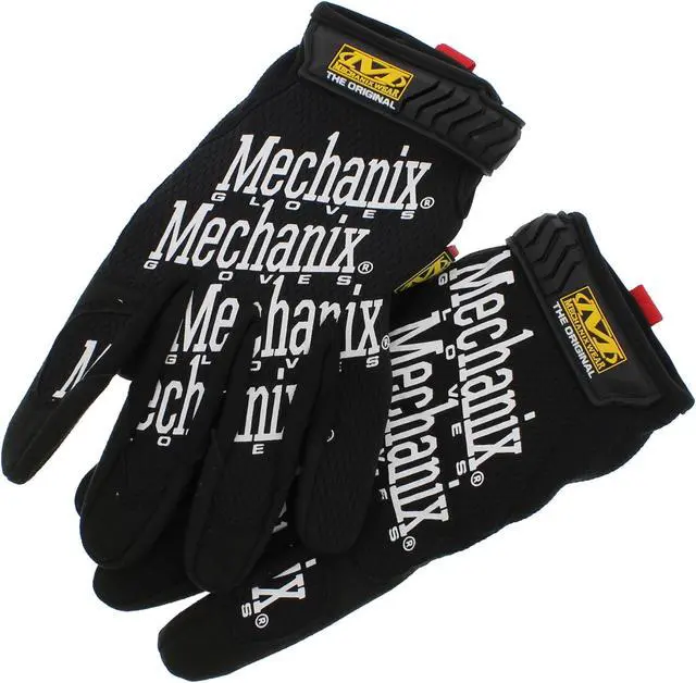 Alt view image 6 of 17 - Mechanix Wear The Original Work Gloves Black X-Large MG05011