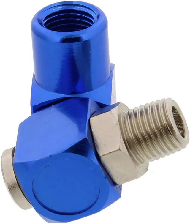 Alt view image 4 of 11 - ABN 1/4" Inch NPT 360 Degree Swivel Connector with Tension Control