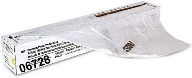 Main image of 3M 06728 Automotive Overspray Protective Sheeting 16' x 350'