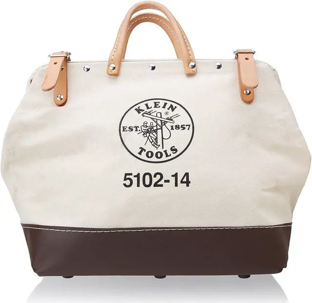 Alt view image 5 of 13 - Klein Tools 5102-14 14-Inch Canvas Tool Bag