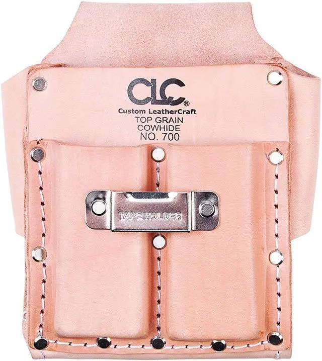 Alt view image 3 of 5 - CLC WORK GEAR 700 Tool Pouch, Tool Pouch, Tan, Leather, 5 Pockets