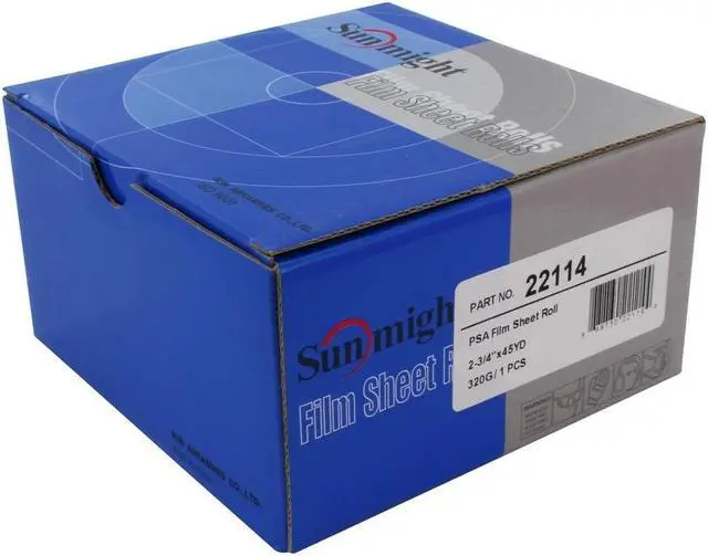 Alt view image 4 of 4 - Sunmight 22114 2.75" x 45YD 320 Grit PSA Film Sanding Sheet Roll