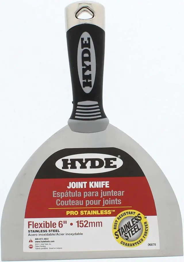 Main image of Hyde 06878 Pro Stainless 6" Flex Joint Knife HH