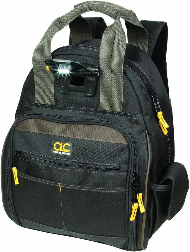 Alt view image 6 of 18 - Clc L255 Tech Gear 53 Pocket  Lighted Backpack